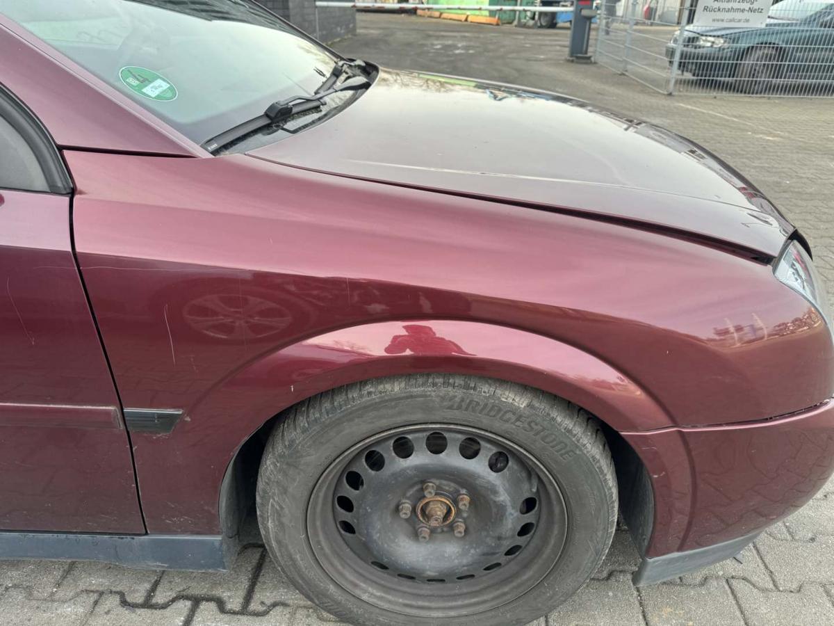 Opel Vectra C original Kotfl&uuml;gel vorn rechts Z594 Rubinrot Modell bis 06/2005 Bj.2005